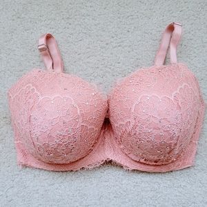 Victoria's Secret Lightly Lined Demi Bra with Rhinestones 34DDD